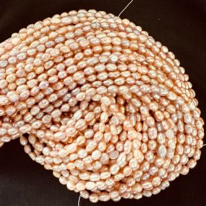 AAA Quality Fresh Water Pearls, Nuggets, 7 to 9mm, Pink