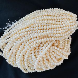 AAA Quality Fresh Water Pearls, potato, 6-7mm, Cream