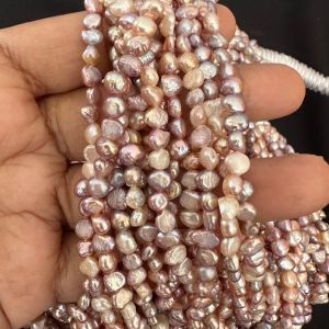 AAA Quality Fresh Water Pearls, Nugget, 4-5mm,Pink