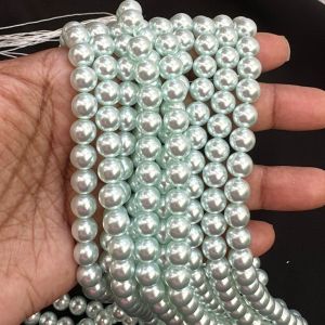 Swarovski Replica Pearls (Good Shine),Pastel Blue, 8mm