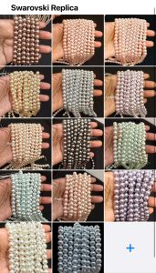 Swarovski Replica Pearls (Good Shine),Assorted, pack of 14 strings, 8mm