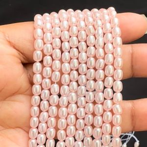 Shell Pearl, Oval Shaped,Pink (4*5)