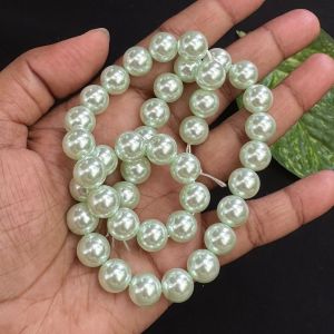 Swarovski Replica Pearls (Good Shine),Pista green, 10mm
