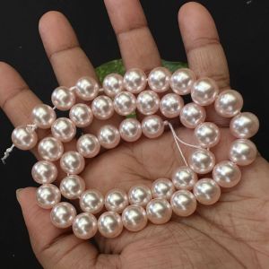 Swarovski Replica Pearls (Good Shine),Rose gold pink, 10mm