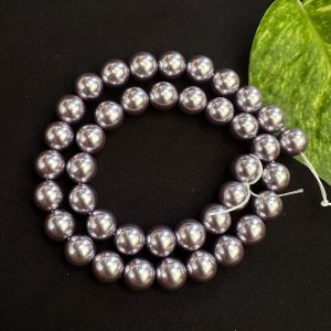 Swarovski Replica Pearls (Good Shine),Purple, 10mm