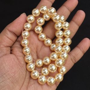 Swarovski Replica Pearls (Good Shine),Light gold, 10mm