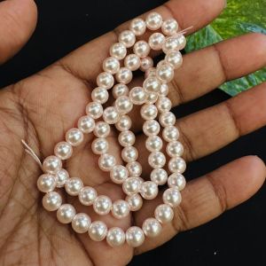 Swarovski Replica Pearls (Good Shine),Pastel Pink, 6mm