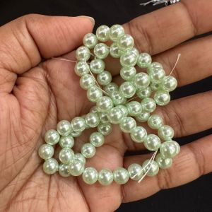 Swarovski Replica Pearls (Good Shine),Pista green, 6mm