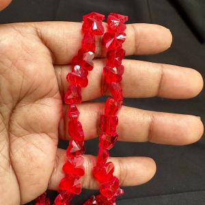 Crystals, Butterfly shape,Red