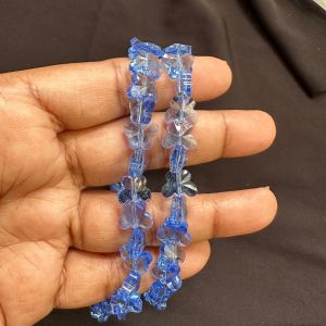 Crystals, Butterfly shape,Aqua Blue