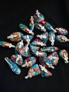 Resin Pendants,Assorted, Multicolor,Pack of 10 pcs