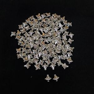 Antique Silver Metal Beads,Shell beads, 9x9 mm, Pack Of 25 Grams
