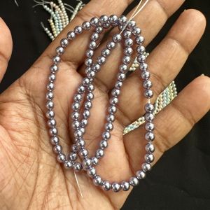 Swarovski Replica Pearls (Good Shine),Purple, 3mm