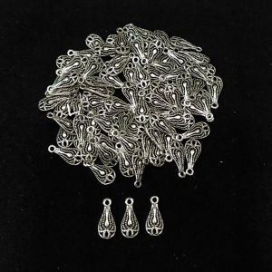 Antique Silver Charms ,Drop, Pack Of 25 Grams