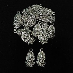 Antique Silver Charms ,Ganesh, Pack Of 25 Grams