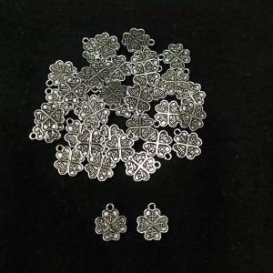 Antique Silver Charms ,Flower , Pack Of 25 Grams