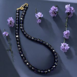 Monolisa laser cut crystal necklace