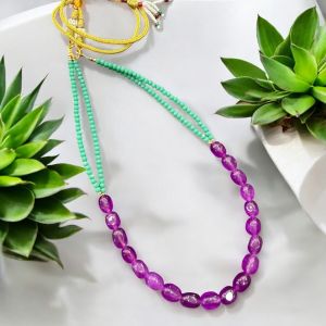 Quartz and crystals Neklace