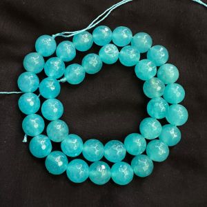 Agate Beads,10mm round,Sky Blue