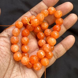 Agate Beads,10mm round,Orange