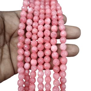 Agate Beads, Round, 8mm,Peachish Pink