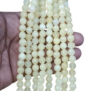 Agate Beads, Round, 8mm,yellow