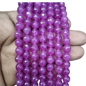 Agate Beads, Round, 8mm,Purple