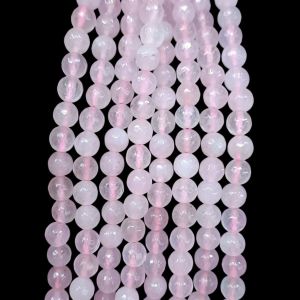 Agate Beads, Round, 8mm,Baby Pink