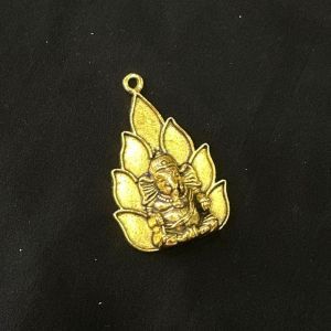 Antique Gold Metal Pendant,Divine