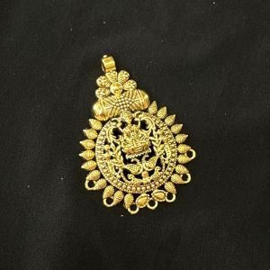 Antique Gold Metal Pendant,Divine