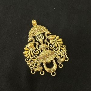 Antique Gold Metal Pendant,Divine