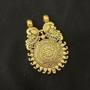 Antique Gold Metal Pendant