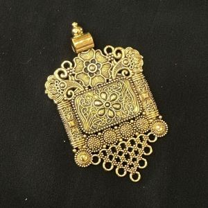 Antique Gold Metal Pendant