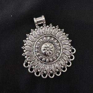 Antique Silver Metal Pendant 