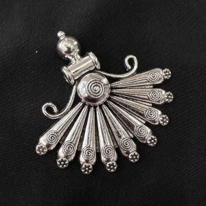 Antique Silver Metal Pendant 