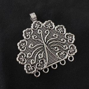 Antique Silver Metal Pendant 