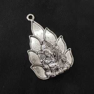 Antique Silver Metal Pendant,Divine
