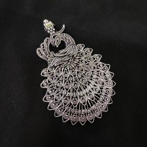 Antique Silver Metal Pendant 