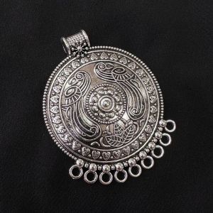 Antique Silver Metal Pendant 