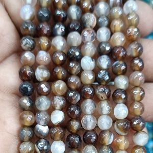 Agate Beads, Round, 6mm,Double Shade,Multicolor
