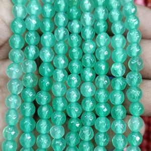 Agate Beads, Round, 6mm,Light Sea Green