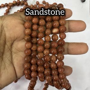 Natural Gemstone Beads,8mm,Sandstone