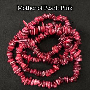 Mother of Pearl Chip Beads, 5 -6mm,Pink