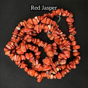 Natural Gemstone Chip Beads,5-6 mm,Red Jasper