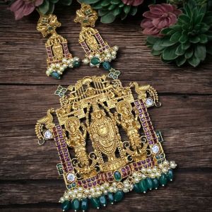 Matt Finish Perumal (Venkateshwara) Pendant