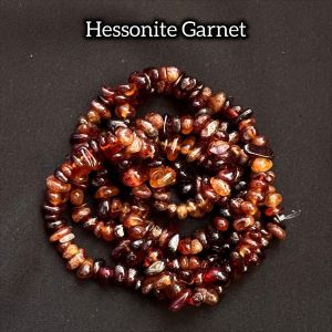 Natural Gemstone Chip Beads,Hessonite Garnet