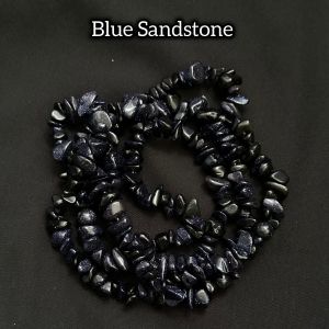 Natural Gemstone Chip Beads,Blue Sandstone