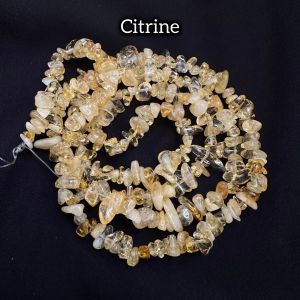 Natural Gemstone Chip Beads,Citrine