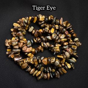 Natural Gemstone Chip Beads,Tiger Eye