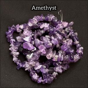 Natural Gemstone Chip Beads,Amethyst